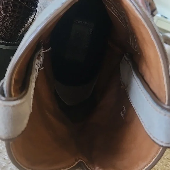 Ariat FATBABY Crock Print Western Boots Size 8.5B - Picture 6 of 12